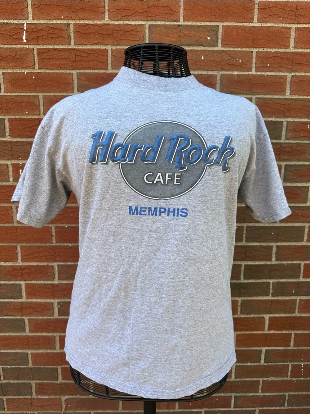 Vintage Hard Rock Cafe Memphis Gray Logo T-Shirt - Men